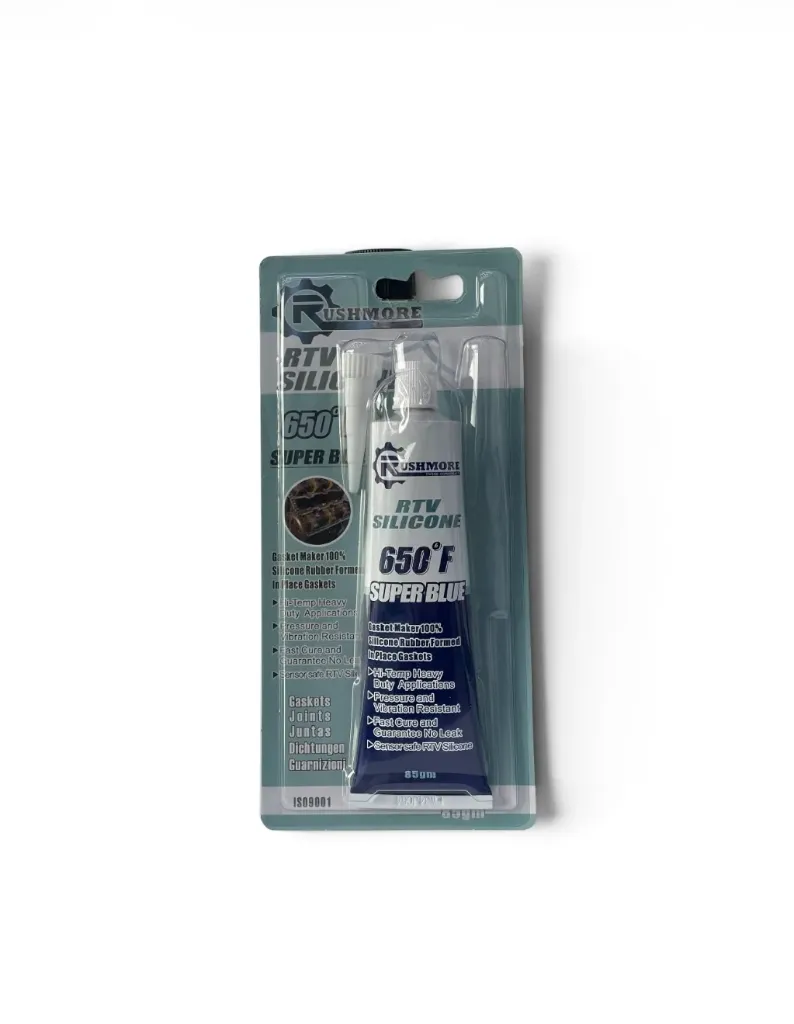 SILICON RUSHMORE RTV SUPER BLUE HI-TEMPACADURA RUSHMORE & OIL RESISTANT (85 GR)